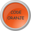Button Code Oranje - rond